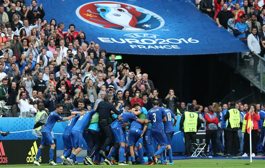 欧洲杯:意大利2-0完爆西班牙晋级 八强对阵德国