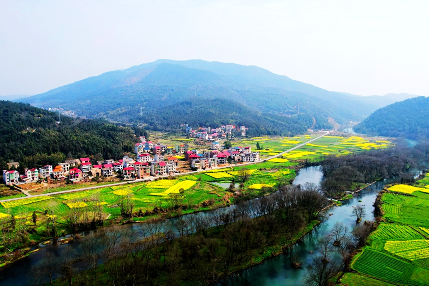 山水乡村照片高清大图图片